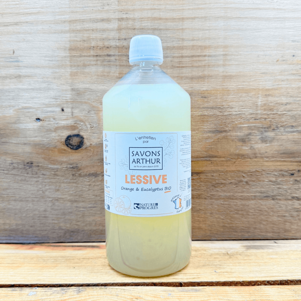 Lessive liquide concentrée à l'orange Savons Arthur