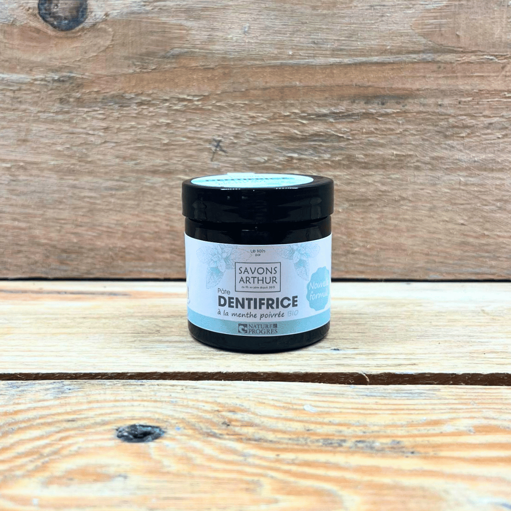 Dentifrice en pâte menthe poivrée bio