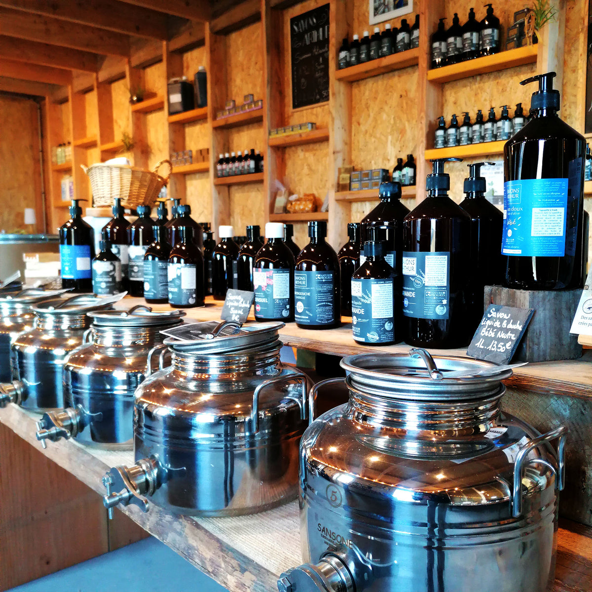 La boutique d'atelier de la savonnerie