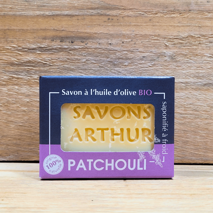Savon & Shampoing solide Savons Arthur à l'huile d'olive et patchouli bio